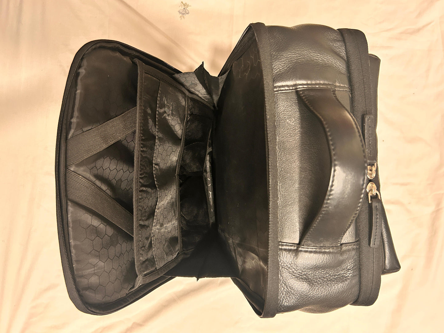 Grains & Tan Full-grain Leather Backpack – Fits 17” Laptop | Travel & Work Companion