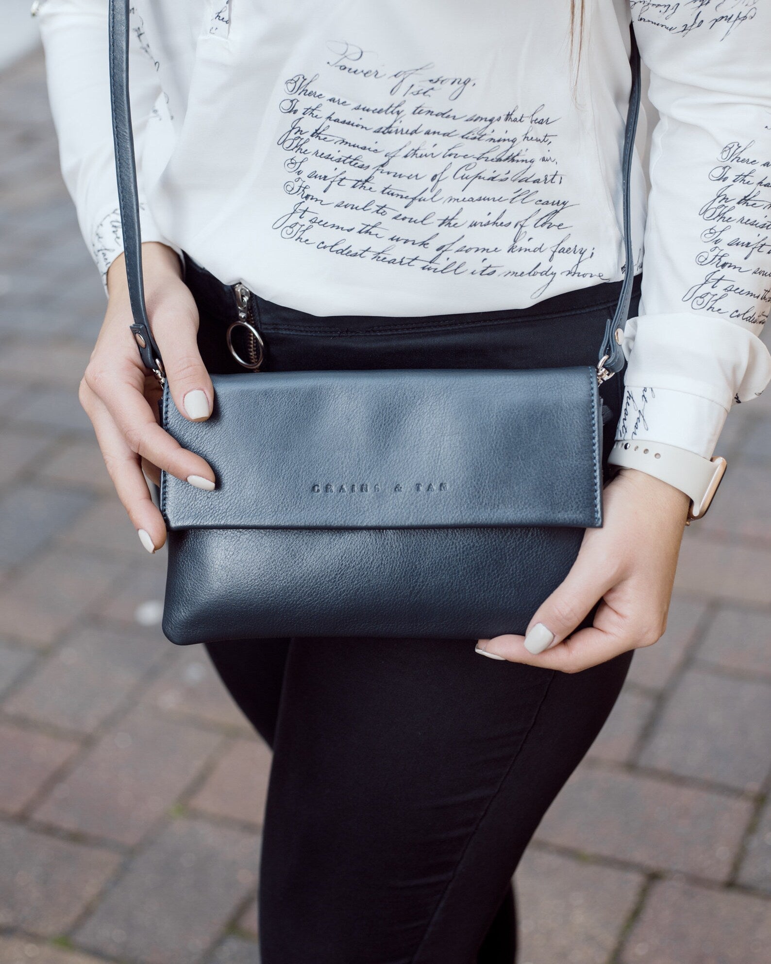 Bray Convertible Clutch cum Crossbody Bag | Grains & Tan