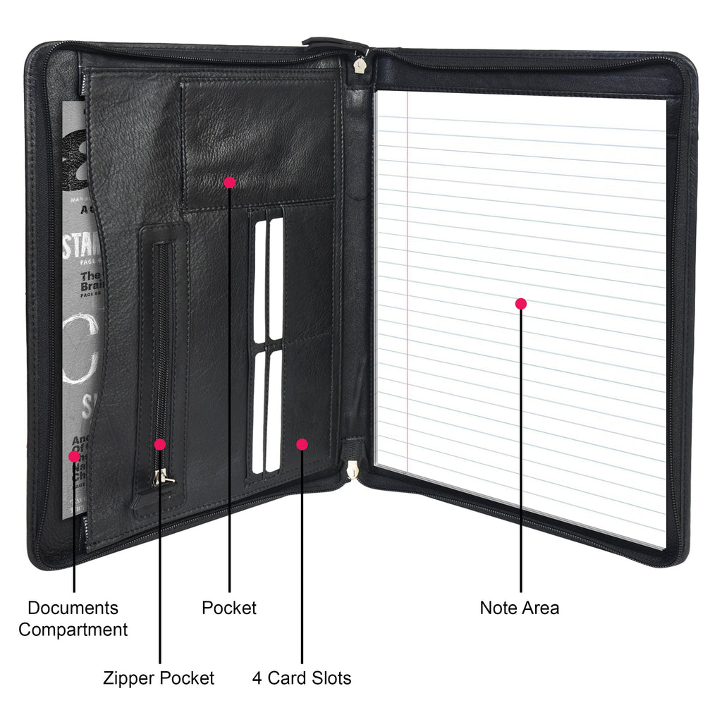 Zip-round Underarm Folio | G&T