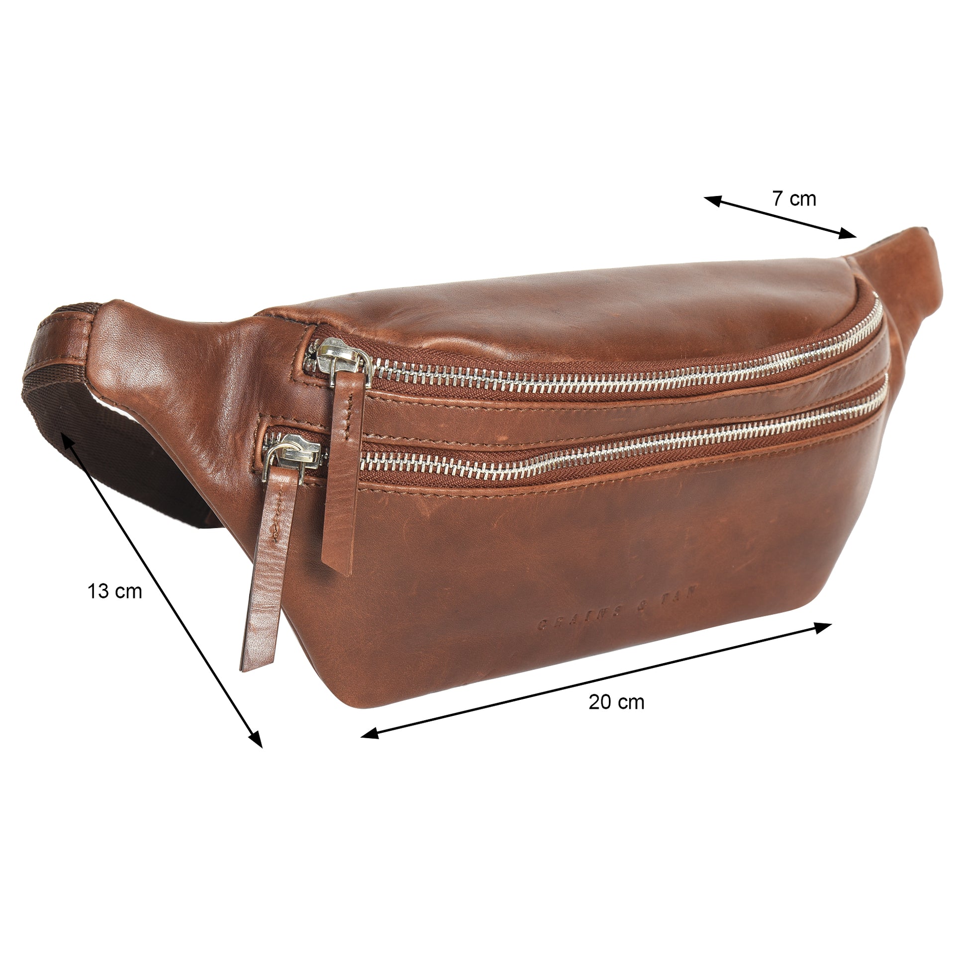 The Whitby Explorer Bum Bag | Grains & Tan