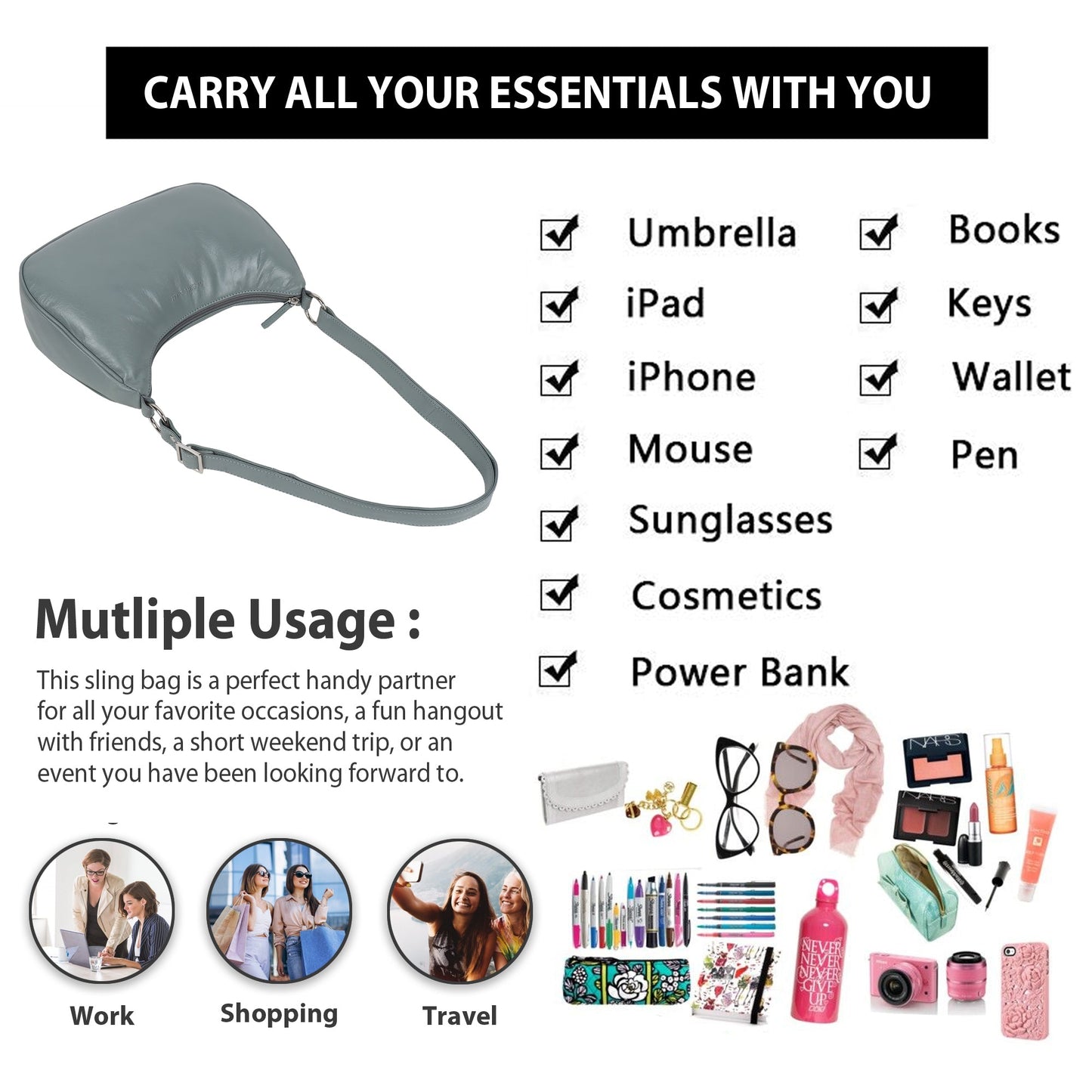 Sage Crossbody Bag | G&T