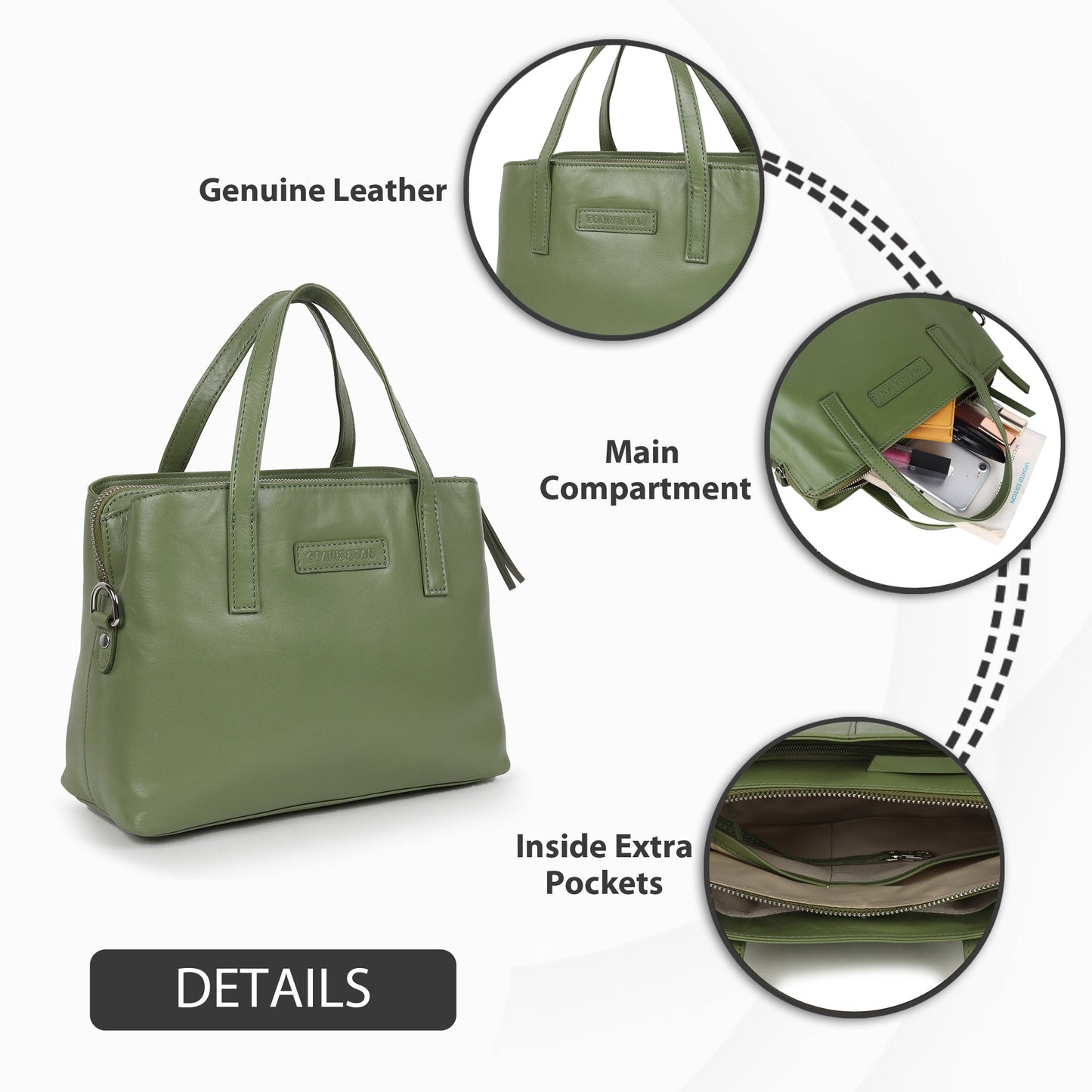 Multi-Compartment Ladies Grab Bag | G&T