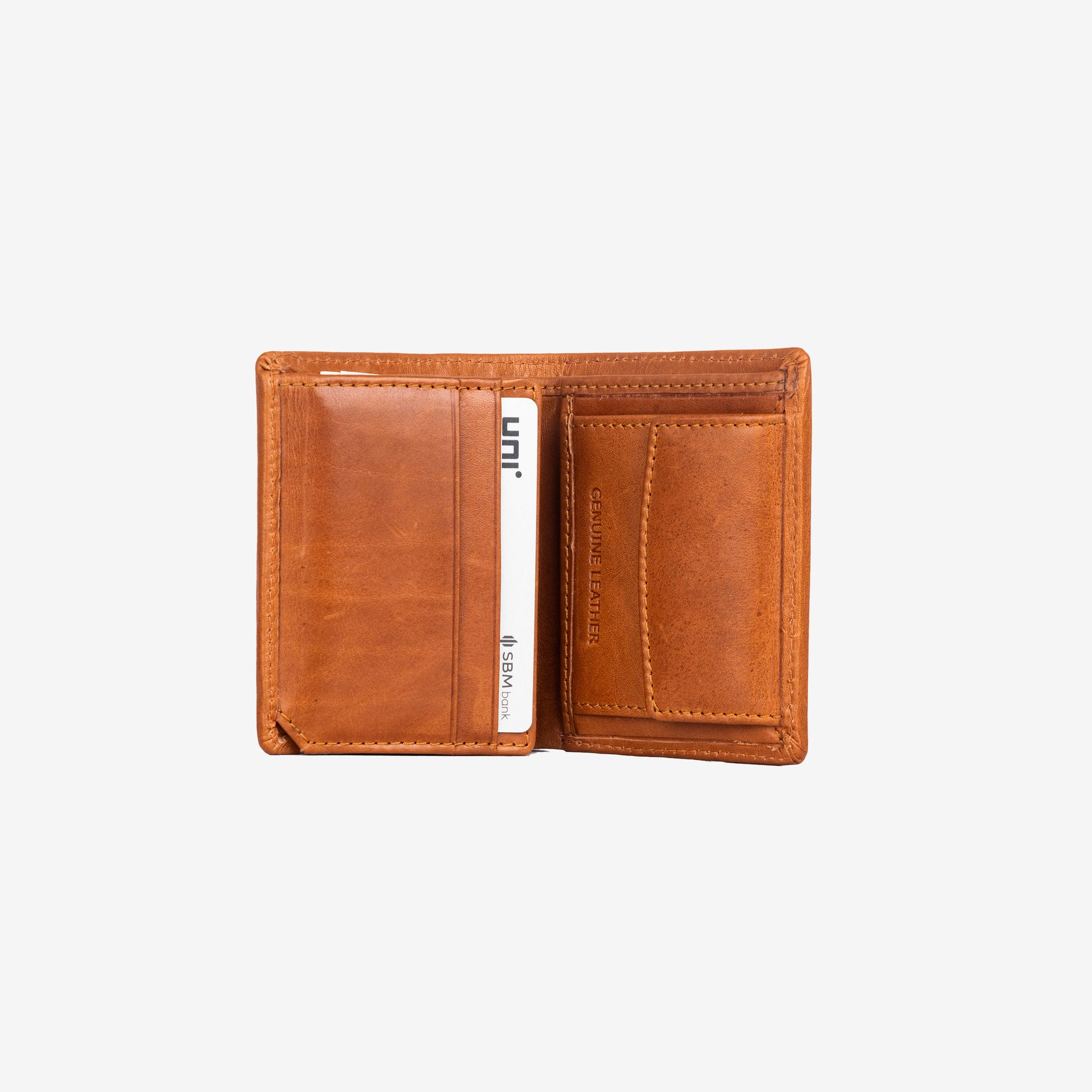 GT-TW3 Full-Grain Leather Bifold Wallet with RFID Protection