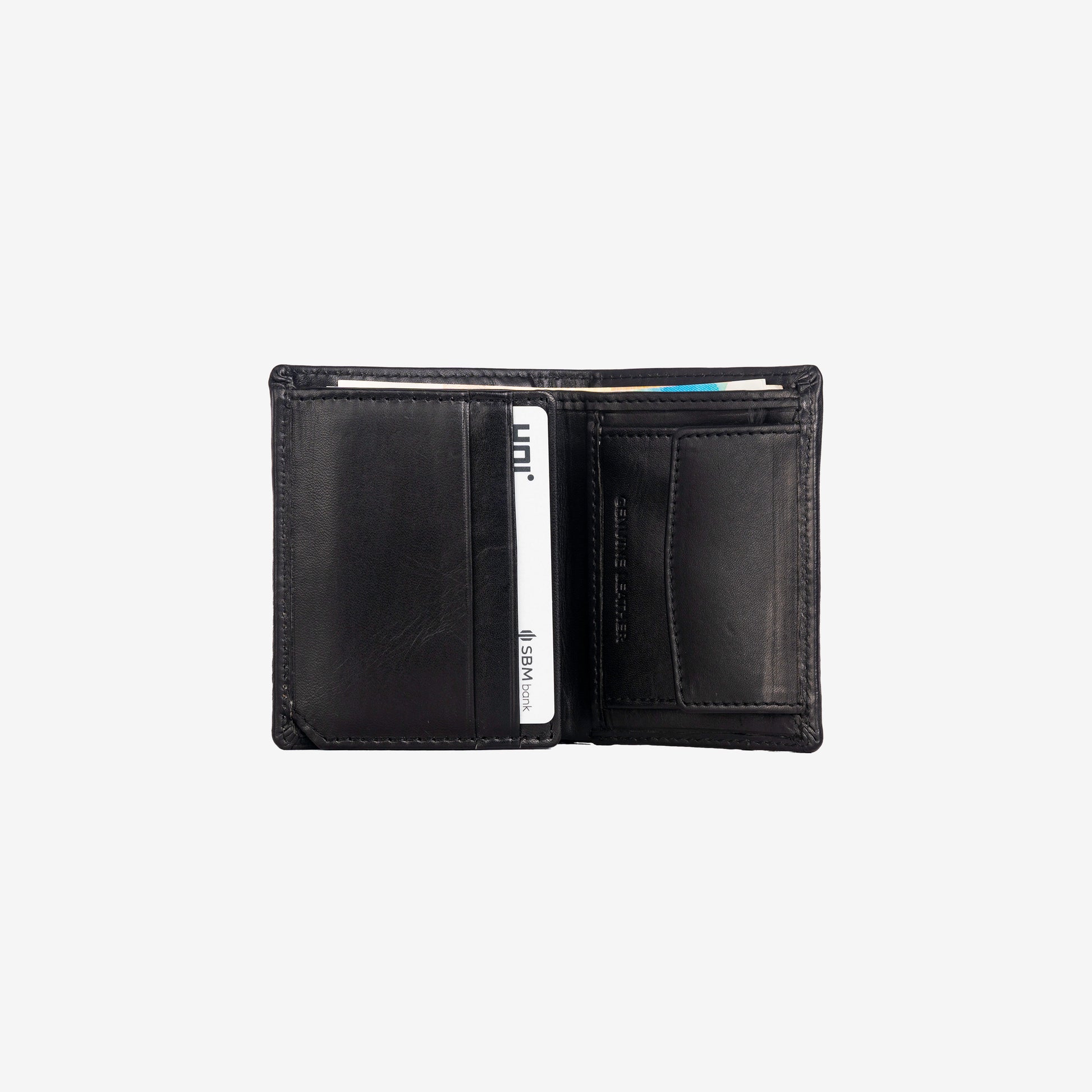 GT-TW3 Full-Grain Leather Bifold Wallet with RFID Protection
