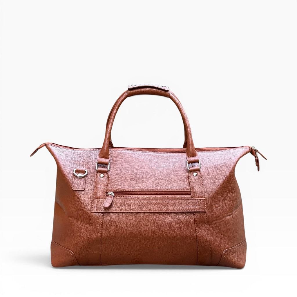 The Windermere Leather Weekender Bag – Premium Full Grain Leather Holdall | Travel Duffel Bag