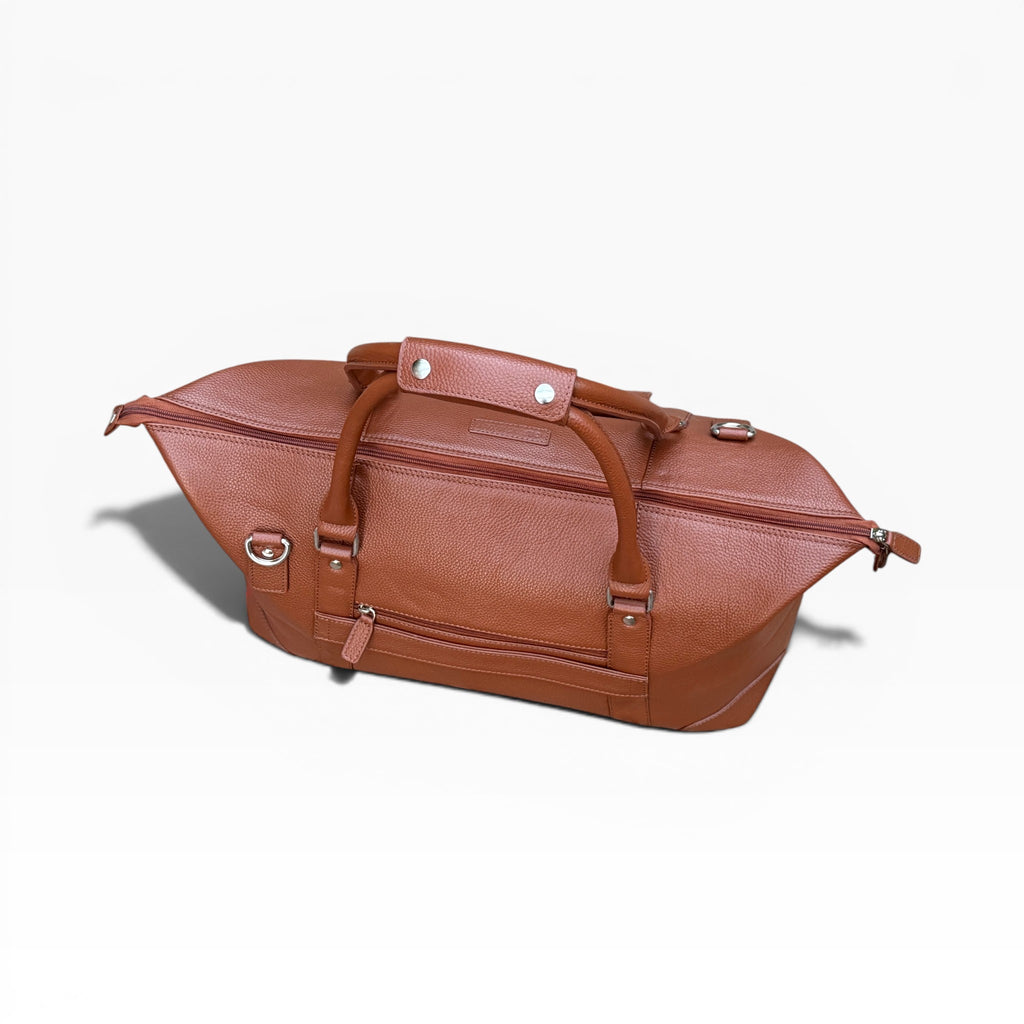 The Windermere Leather Weekender Bag – Premium Full Grain Leather Holdall | Travel Duffel Bag