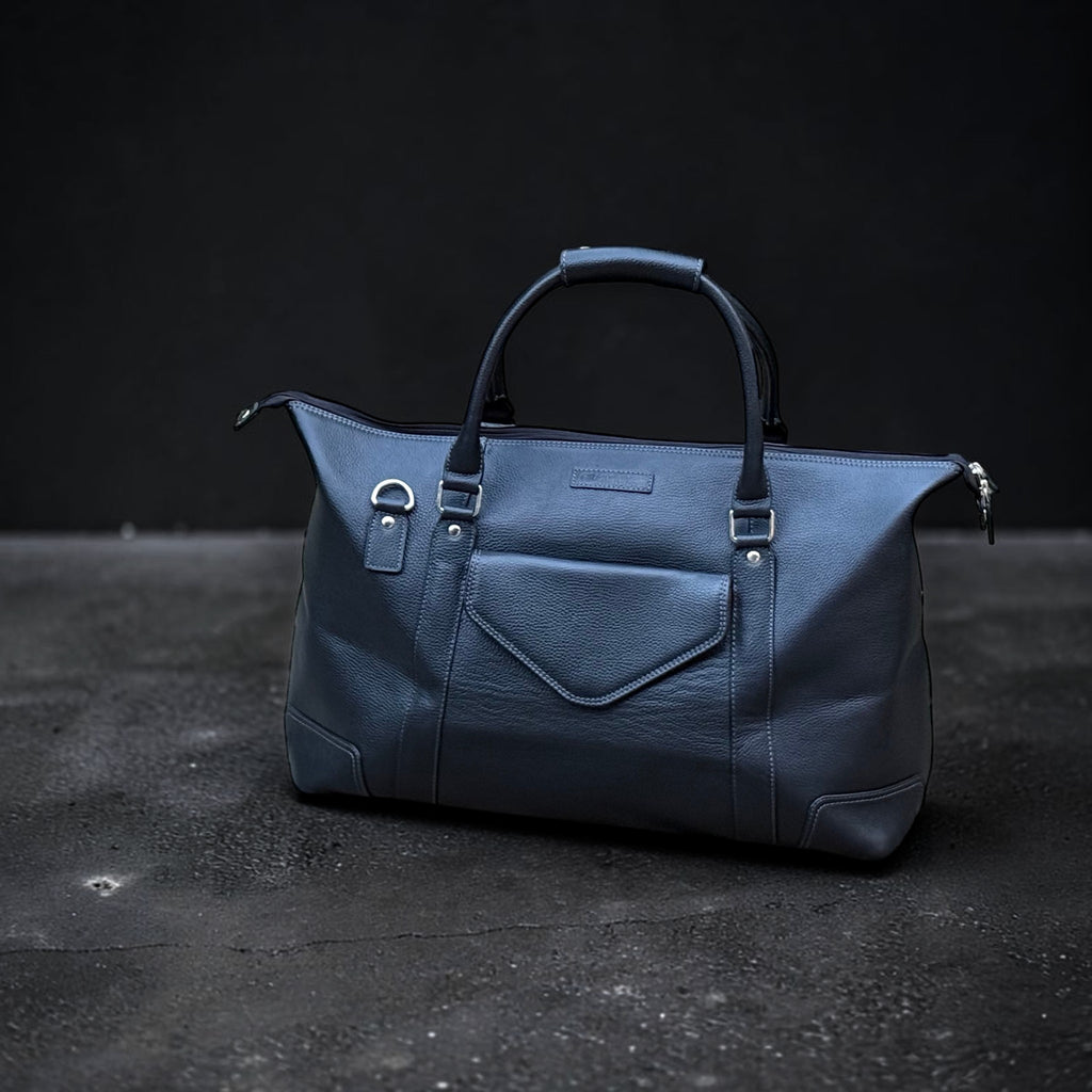 The Windermere Leather Weekender Bag – Premium Full Grain Leather Holdall | Travel Duffel Bag