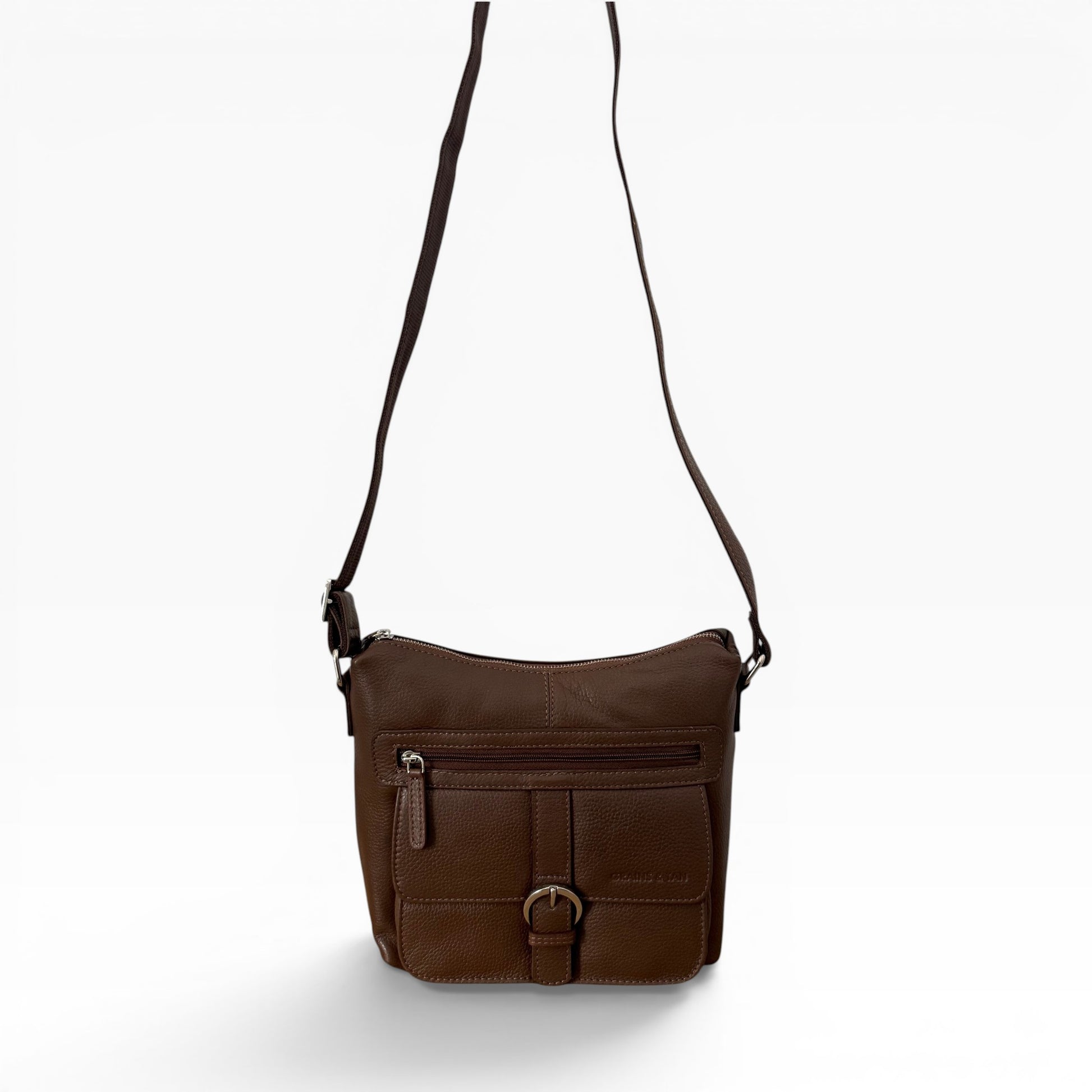 The Arundel Leather Crossbody Bag – Premium Full Grain Leather Messenger Shoulder Bag for Women