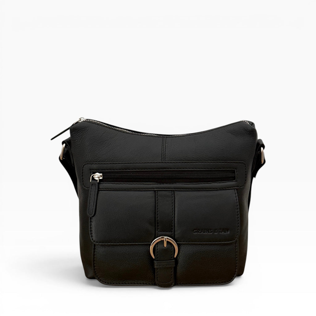 The Arundel Leather Crossbody Bag – Premium Full Grain Leather Messenger Shoulder Bag for Women