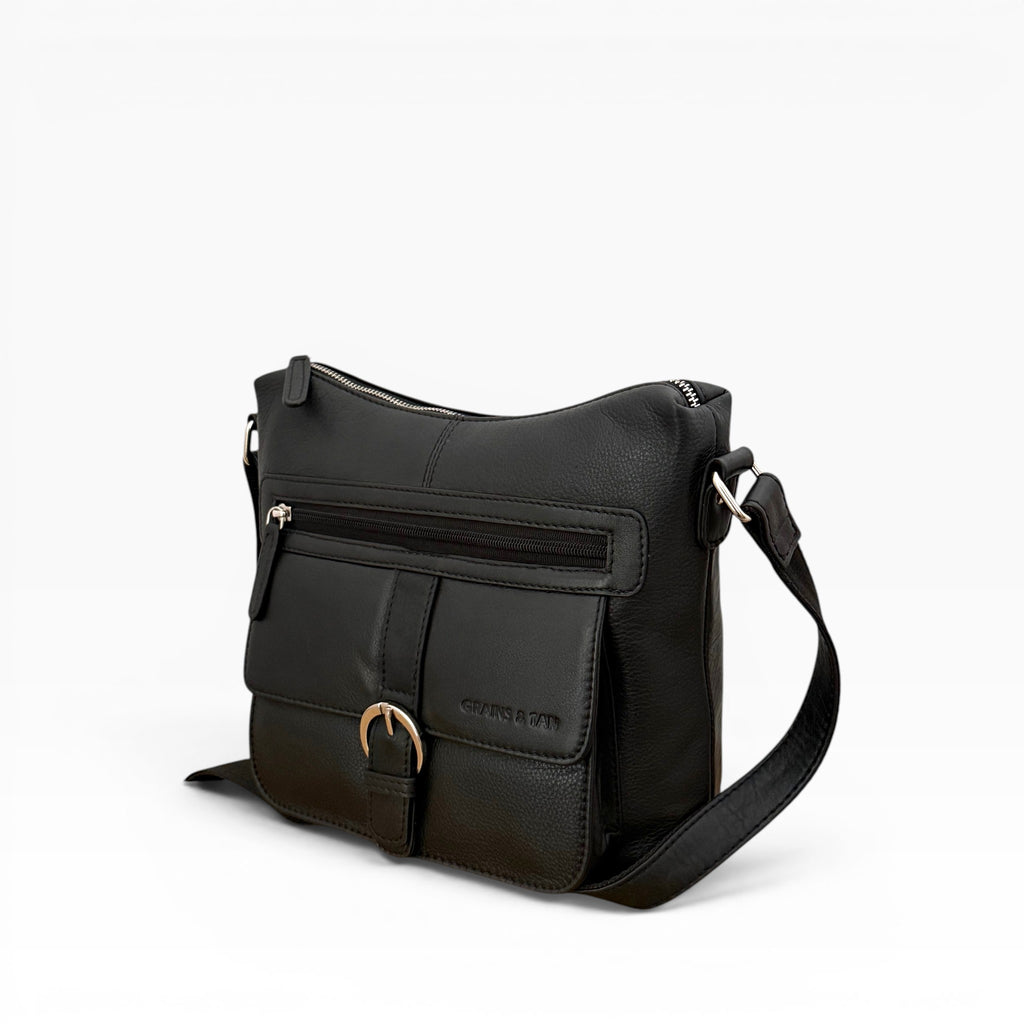 The Arundel Leather Crossbody Bag – Premium Full Grain Leather Messenger Shoulder Bag for Women