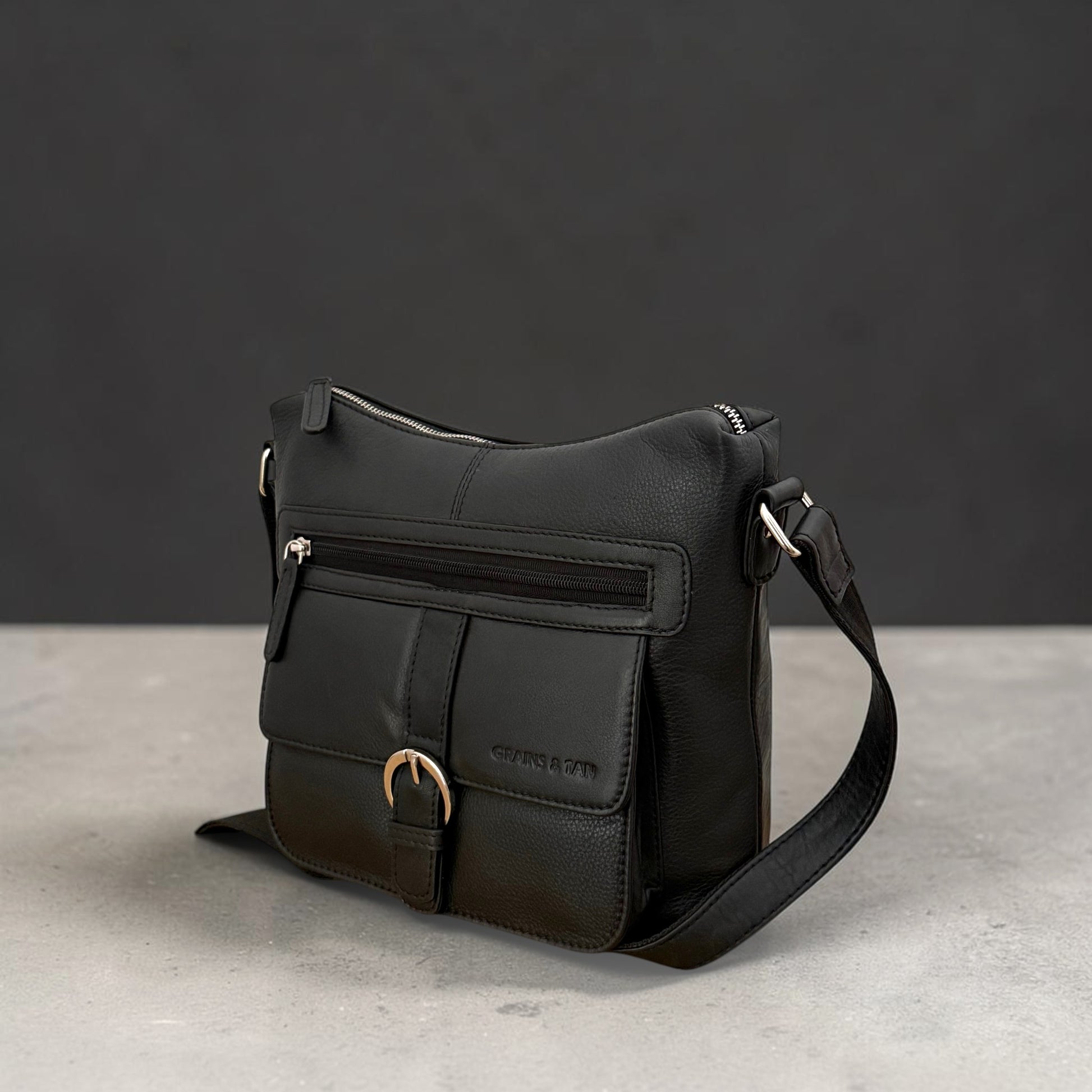 The Arundel Leather Crossbody Bag – Premium Full Grain Leather Messenger Shoulder Bag for Women