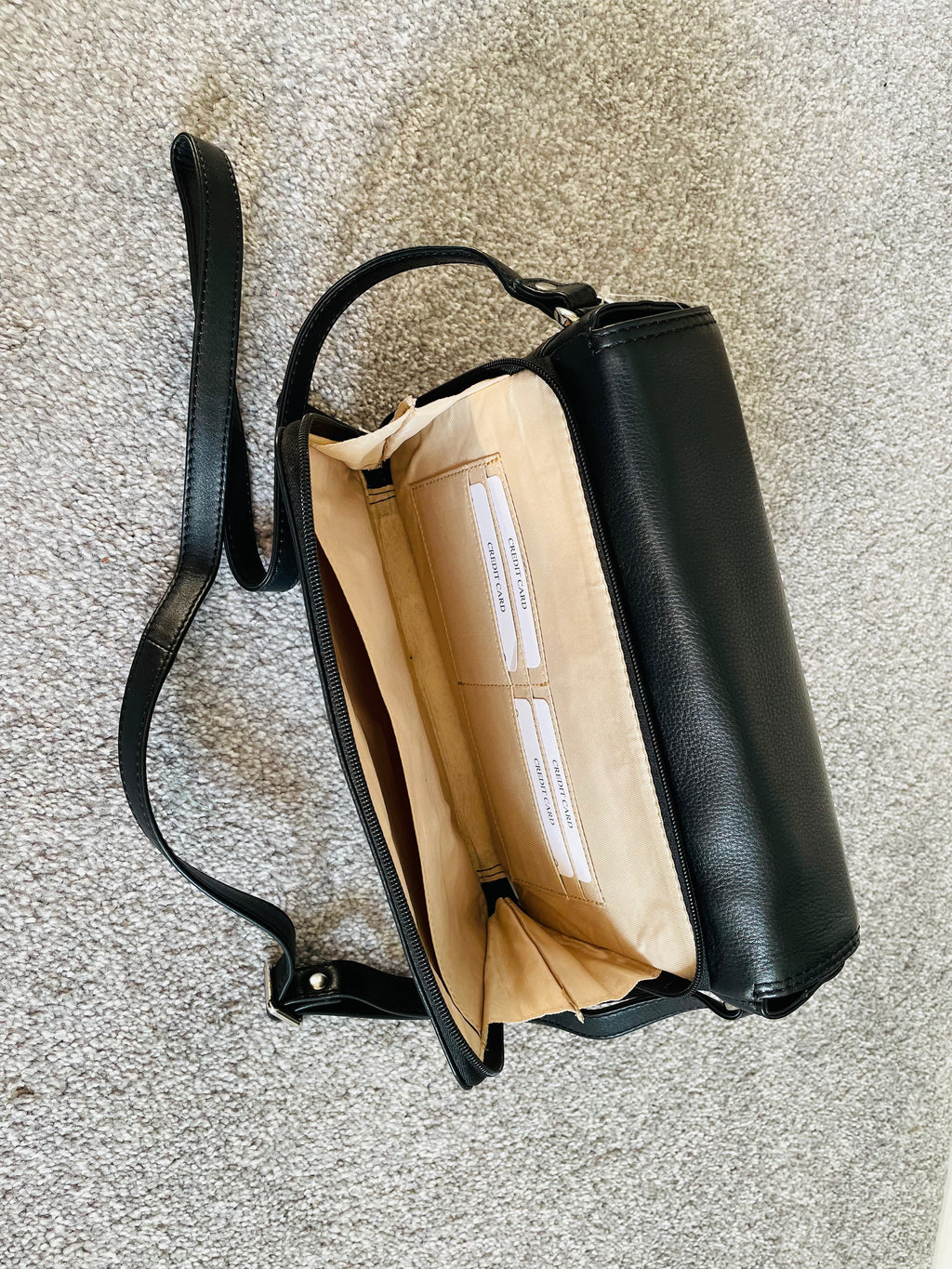 GT-KH3 Full-Grain Leather Flap Handbag: Adjustable Shoulder Bag