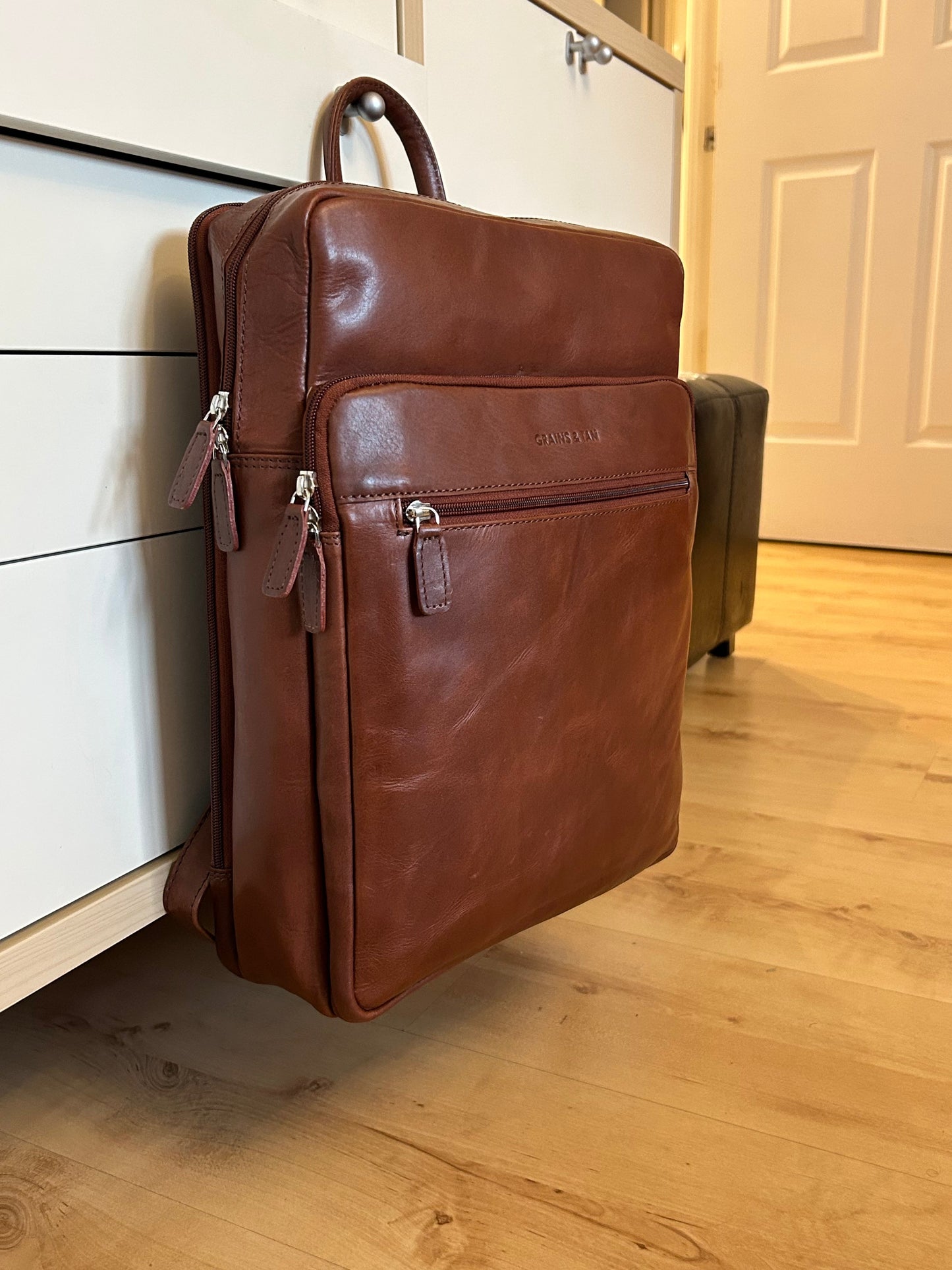 Leather Large Backpack | G&T