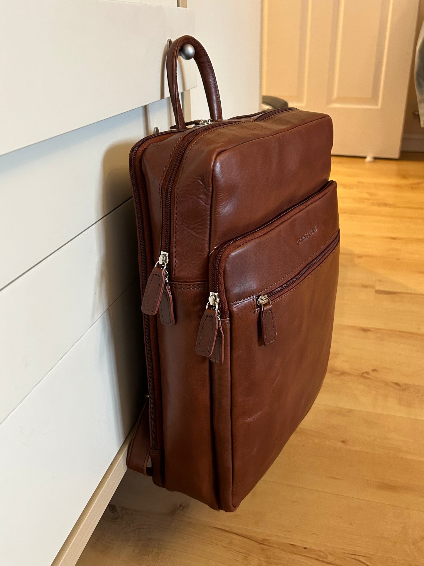 Leather Large Backpack | G&T