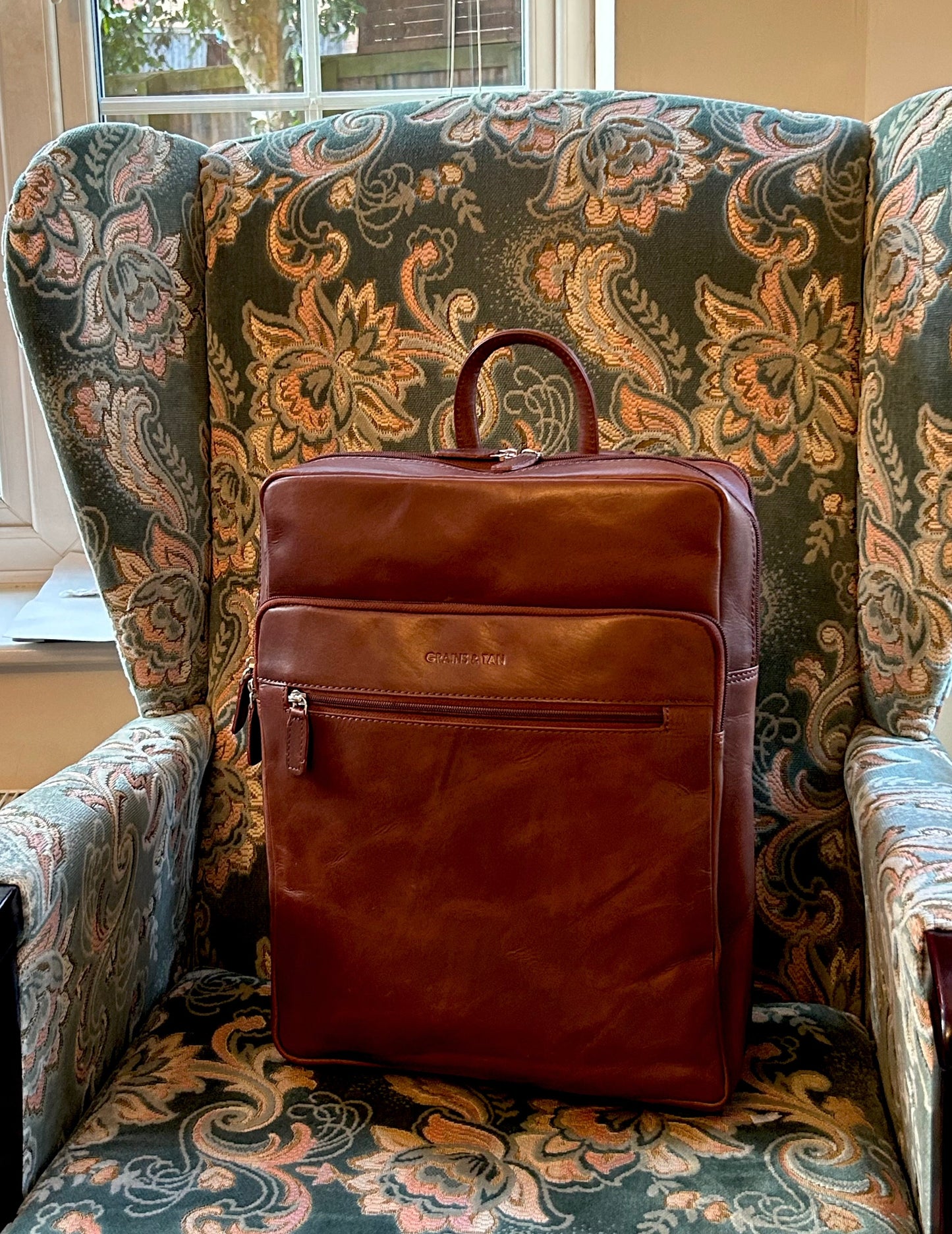 Leather Large Backpack | G&T