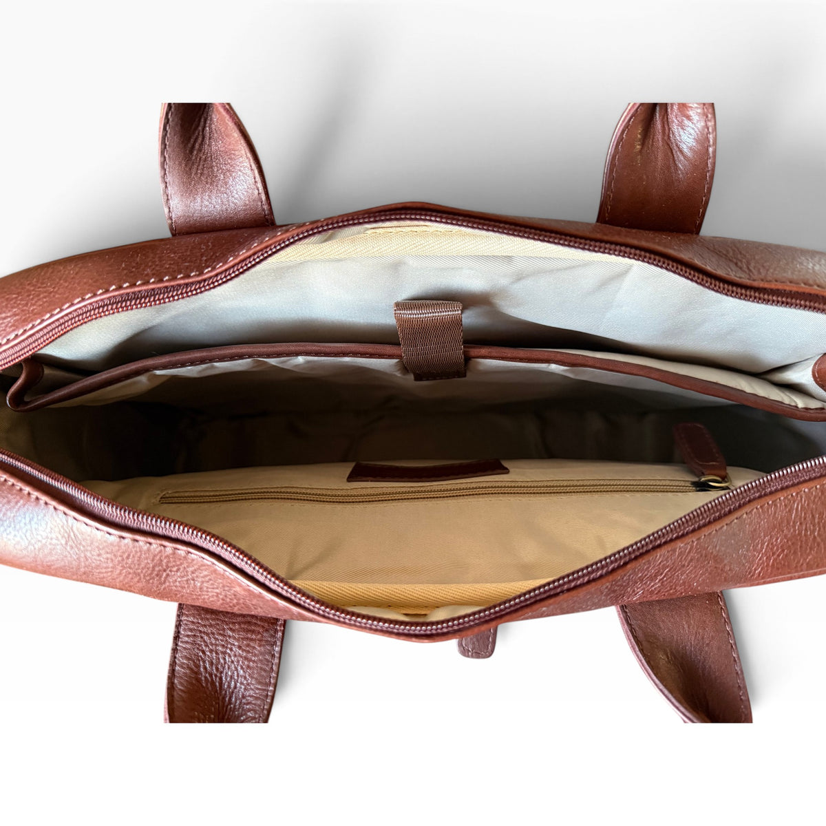 Ashford Full Grain Leather Briefcase, Laptop Messenger Bag – British Design Briefcase (Fits 17” Laptop) - SPECIAL EDITION