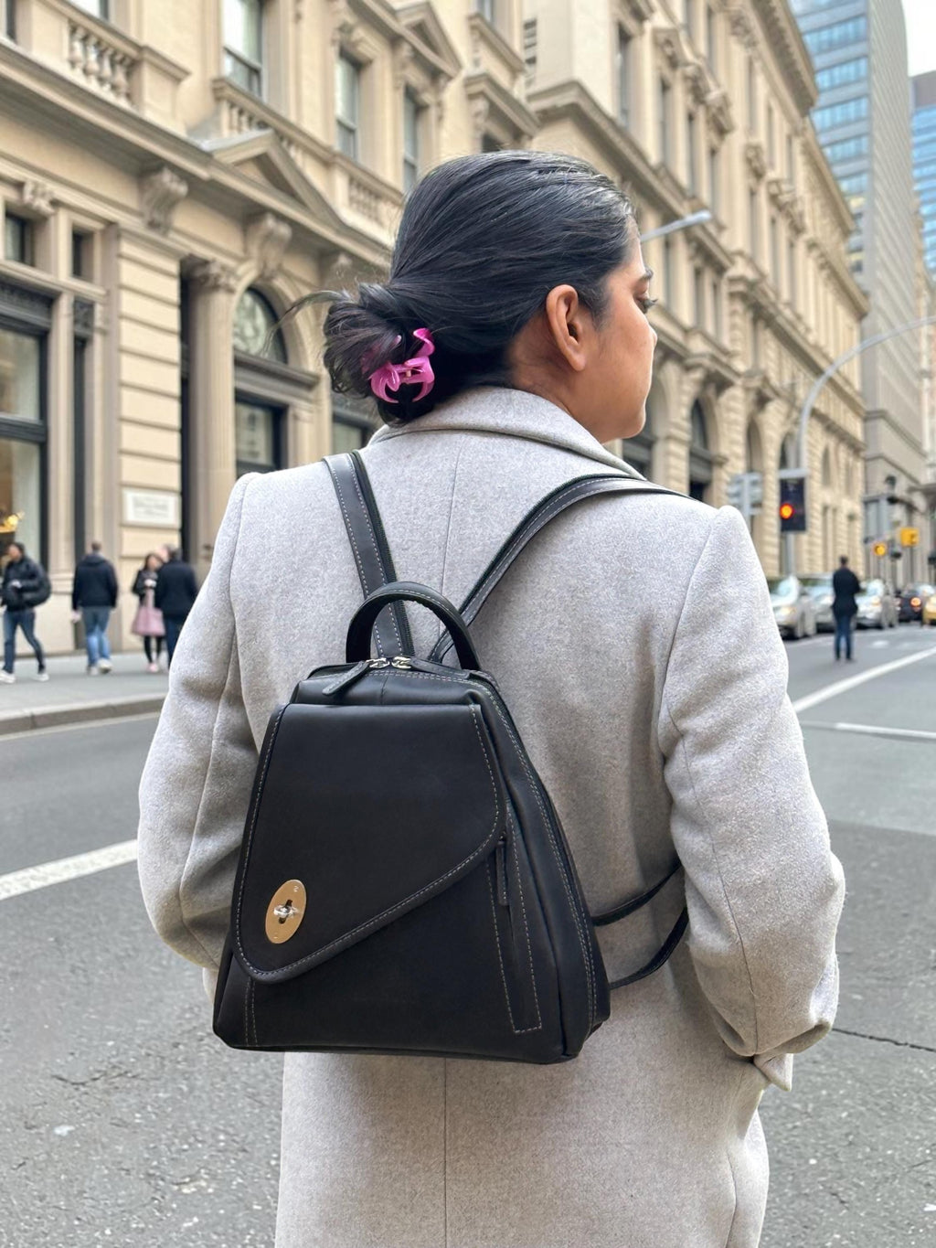 The Canterbury Mini Backpack | Grains & Tan