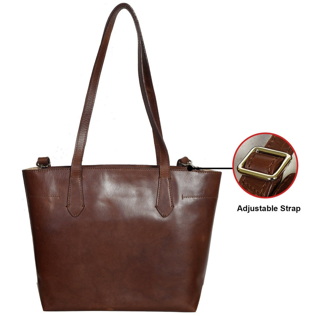 LiverPool Classic Shopper/Tote | Grains & Tan