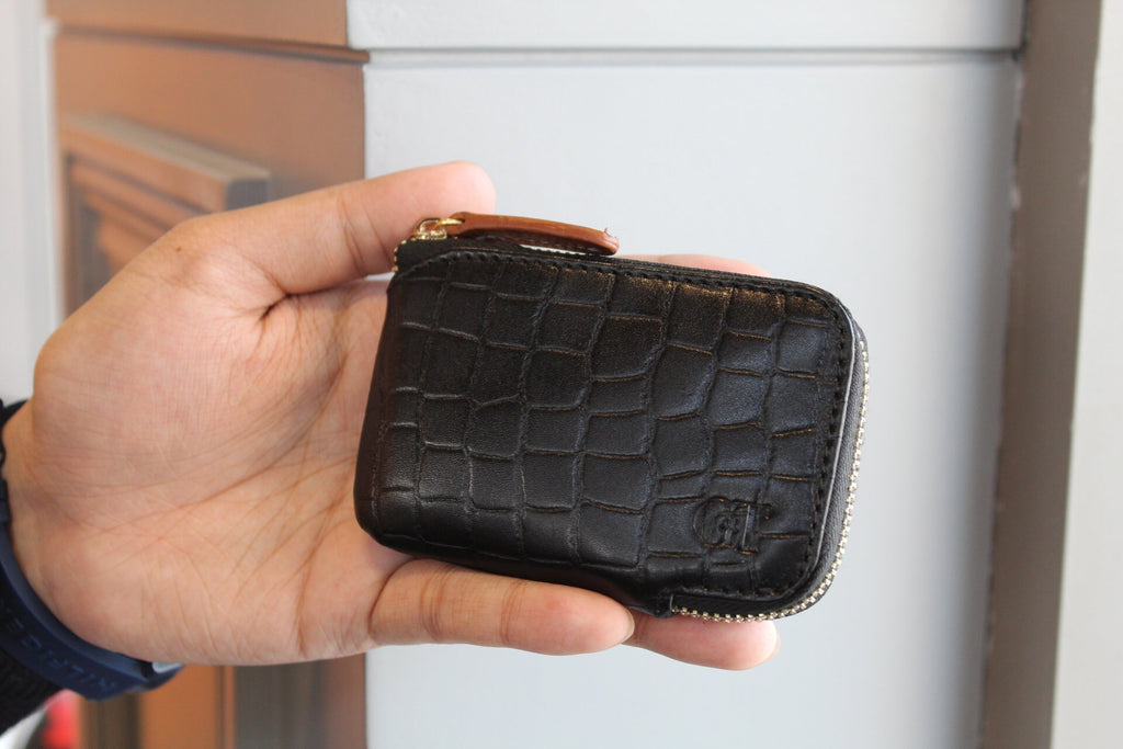 GT-006 G&T Full-grain Leather Pocket Card Wallet (RFID Protected)