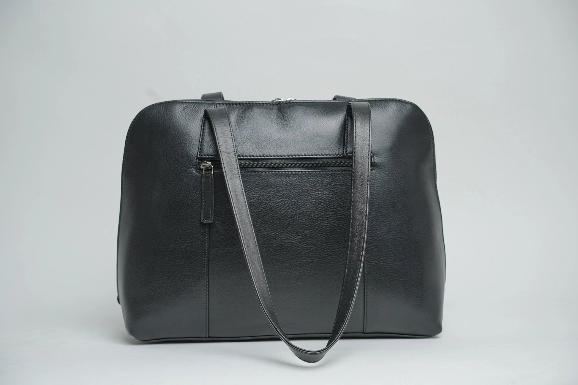 GT-H67 Grains & Tan Classic Multi-Compartment Ladies Work Bag with Long Strap, Made from Full-grain Cowhide